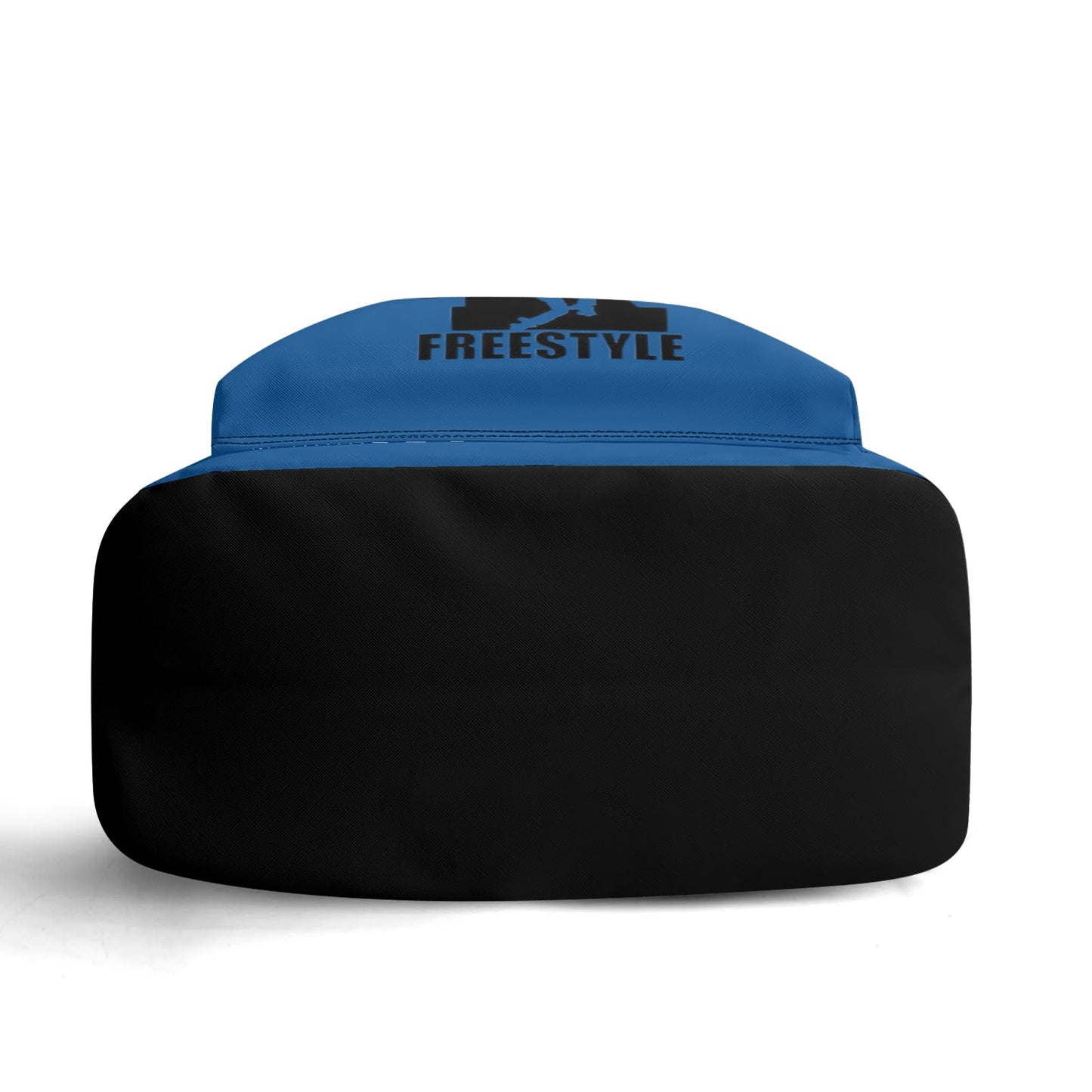 Sk8 Freestyle 17 Inch Twill (PU) Leather School Backpack/blu